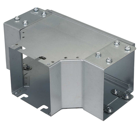 100mm x 100mm IP4X Gusset Outside Lid Tee for Trunking (Sold in 1's)