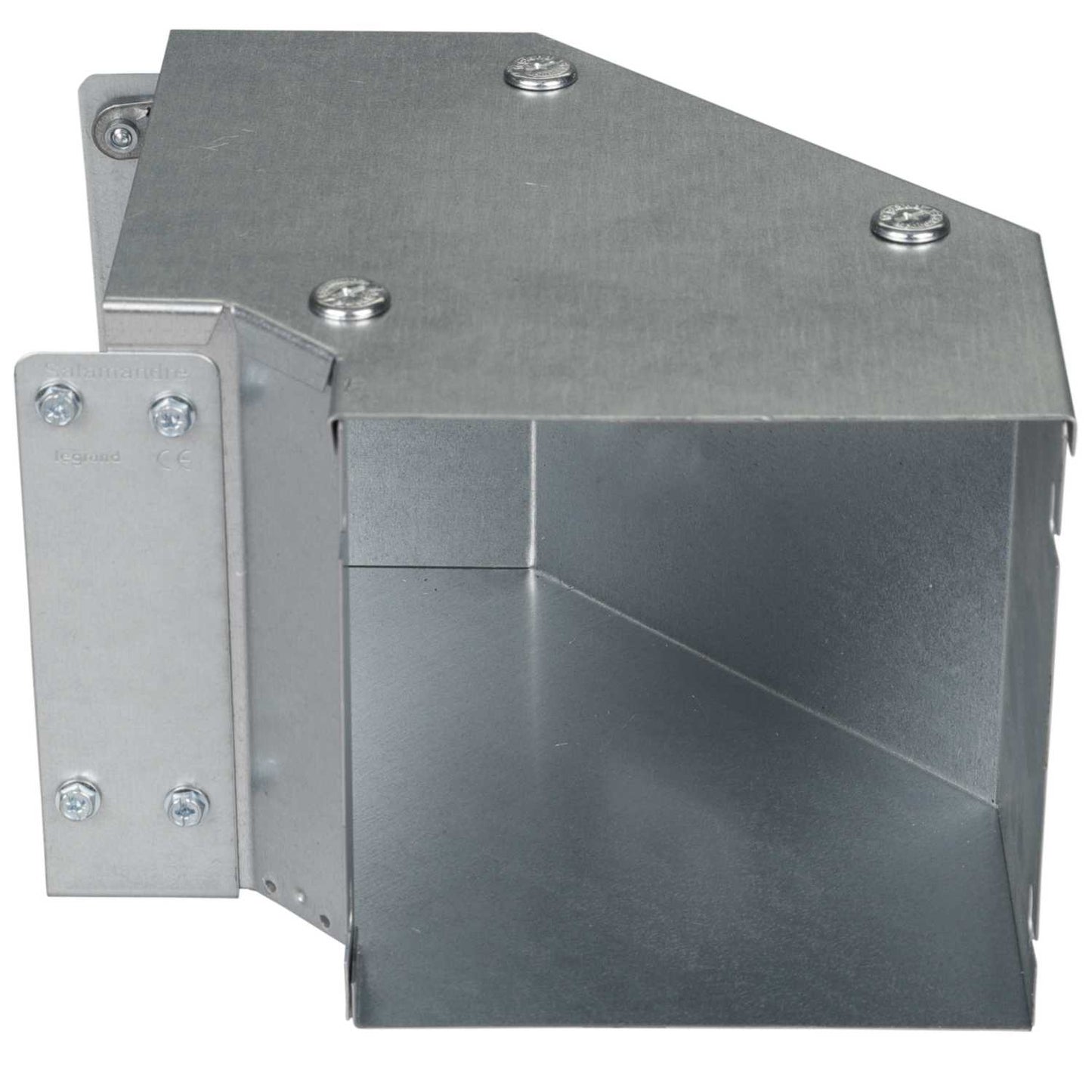 150mm x 150mm 90° IP4X Gusset Top Lid Bend for Trunking (Sold in 1's)