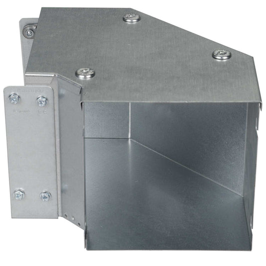 150mm x 150mm 90° IP4X Gusset Top Lid Bend for Trunking (Sold in 1's)