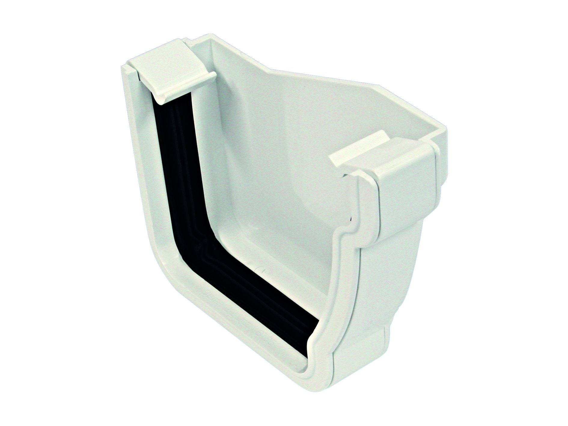 OSMASTORM 8T851 PVCU EXTERNAL STOPEND RH 111mm 8T851W WHITE