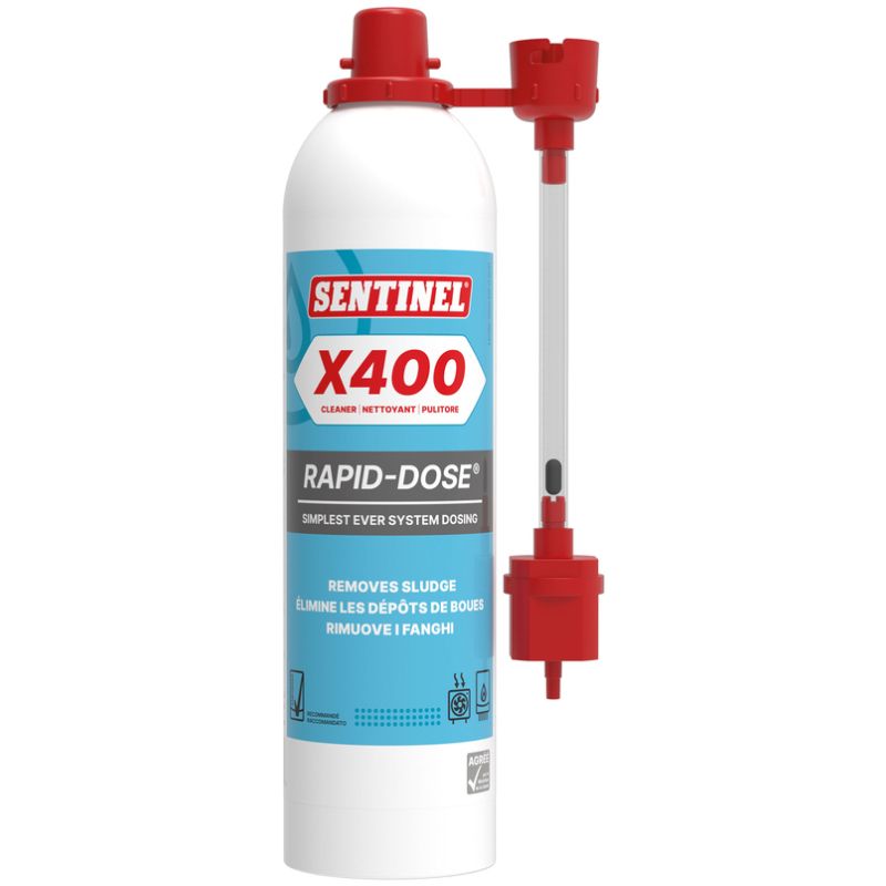 SENTINEL X400 RAPID DOSE SLUDGE REMOVER 300ml X400RD-12X300ML-EXP