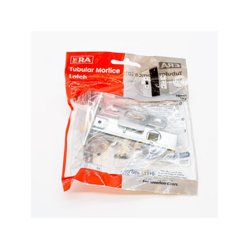 ERA TUBULAR LATCH 3" ZINC PRINTED P/BAG 189-92
