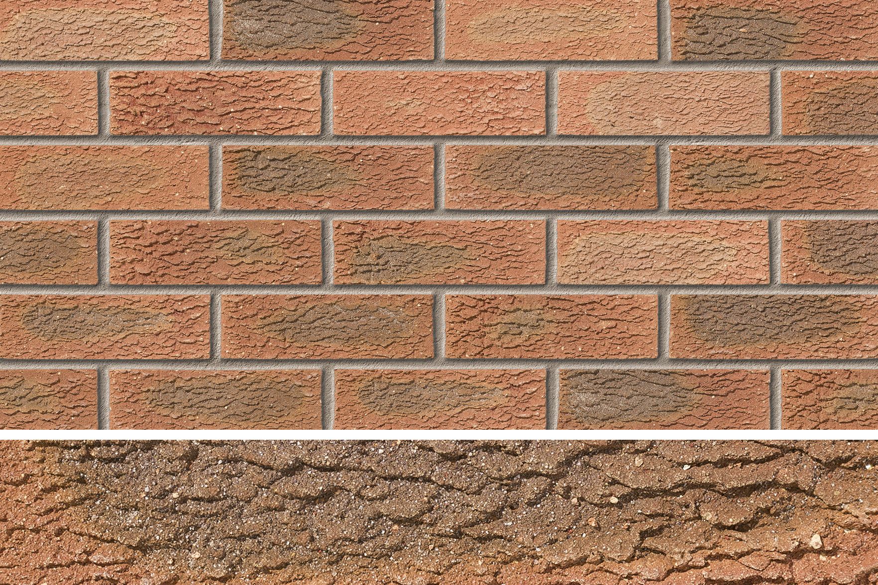 IBSTOCK DORKET HEAD CAVENDISH FIREGLOW BRICK 65mm (95 PER LEG) A2431A
