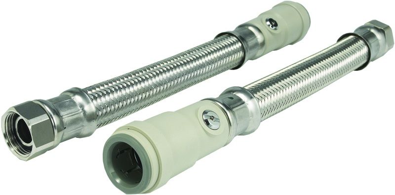 SPEEDFIT FLX37P FLEXI TAP CONNECTOR 15mm x 1/2" ISO INC 70011542