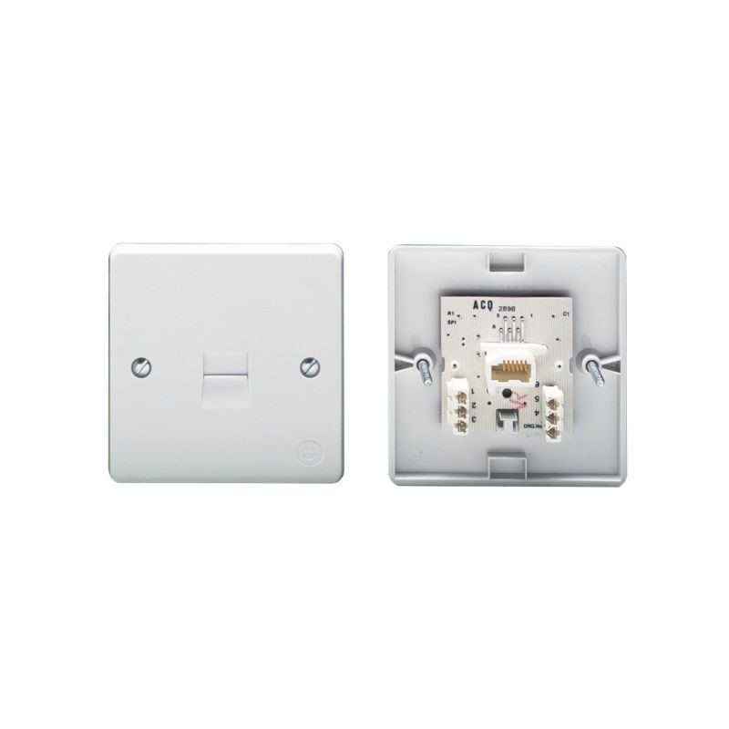 CRABTREE 7284 1-GANG TELEPHONE SECONDARY SOCKET