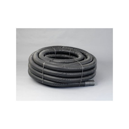 NAYLOR BLACK LAND DRAIN PIPE PERFORATED 160mm x 50m COIL 68007