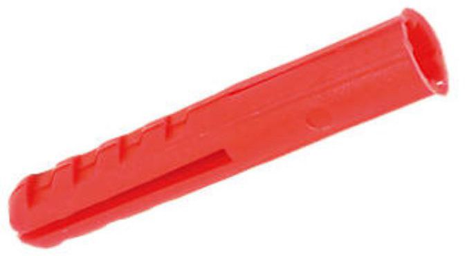 RAWL UNO UNIVERSAL CONTRACT WALLPLUG 6mm RED PACK 96