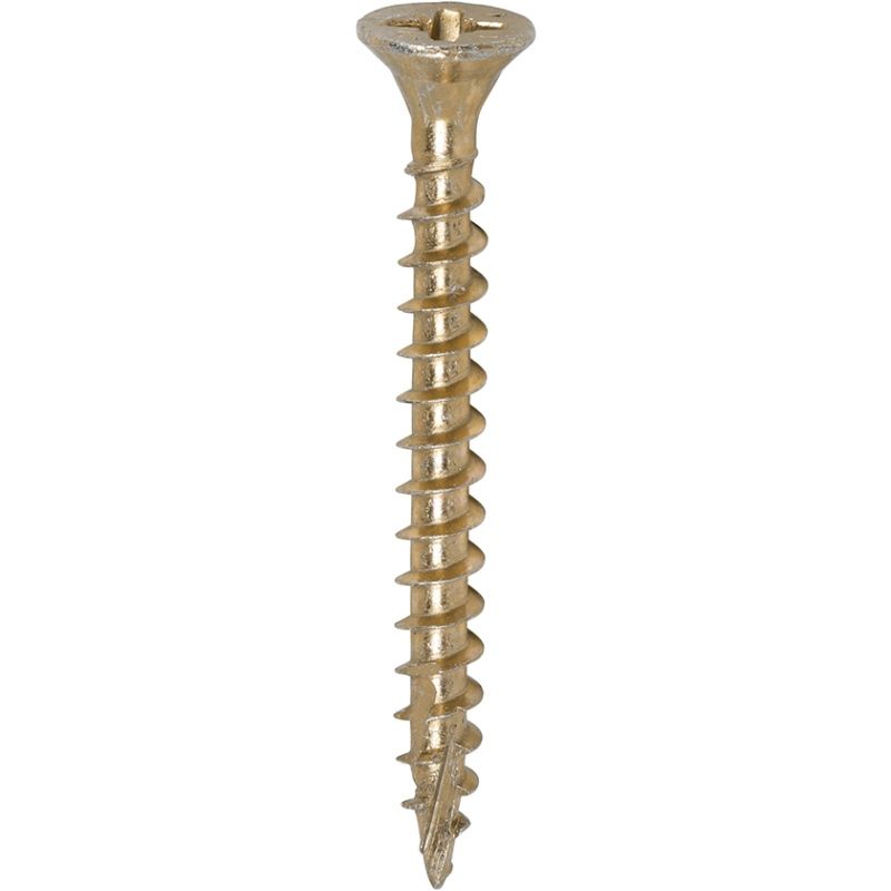 TIMCO STRONG-FIX MULTI-PURPOSE PZ2 CSK SCREWS 4.0 x 40mm (BOX 200) YELLOW 40040C2