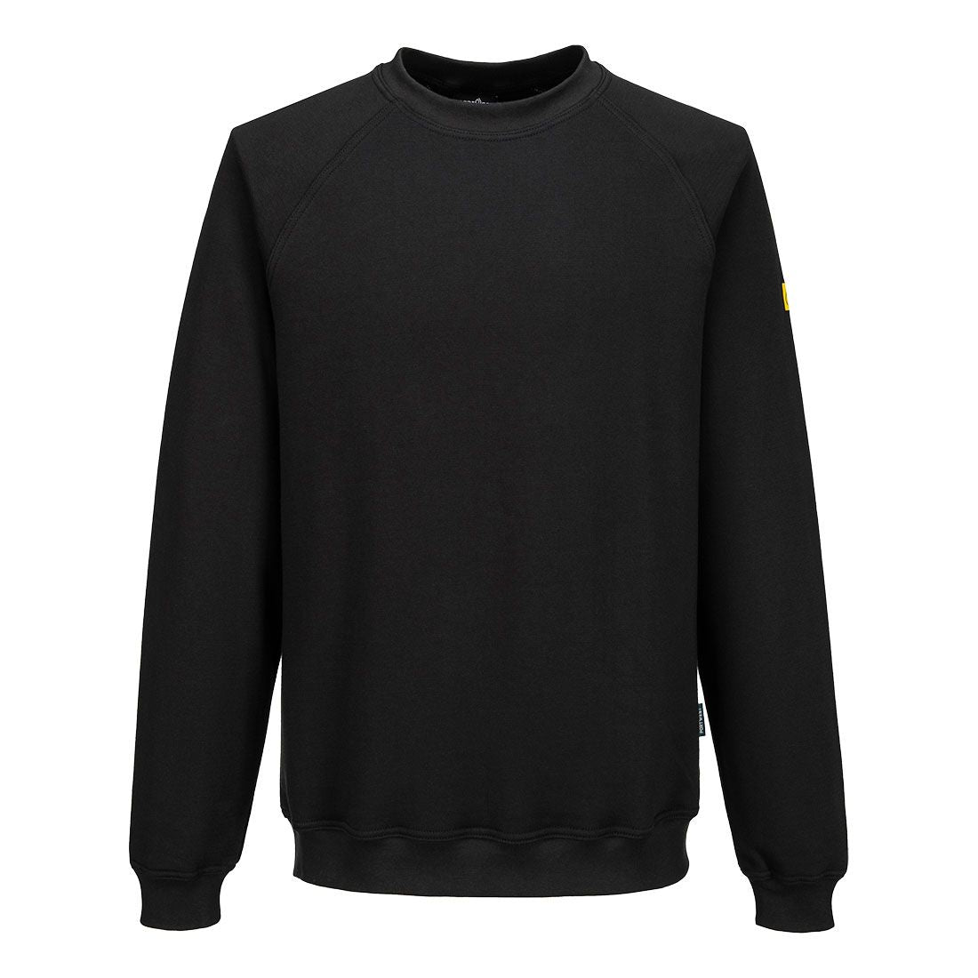 Anti-Static ESD Sweatshirt, 4XL, R, Black