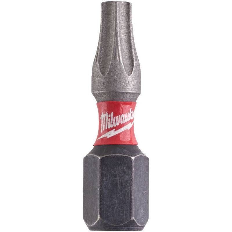 MILWAUKEE 4932430874 SHOCKWAVE TORX SCREWDRIVER BITS TX20 X 25mm (PACK 2)