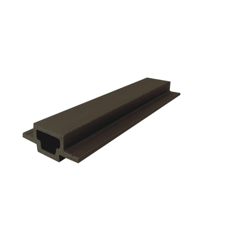 COMPLETE COMPOSITE SLATTED CLADDING CONNECTOR 2500mm WALNUT CCSCCPW
