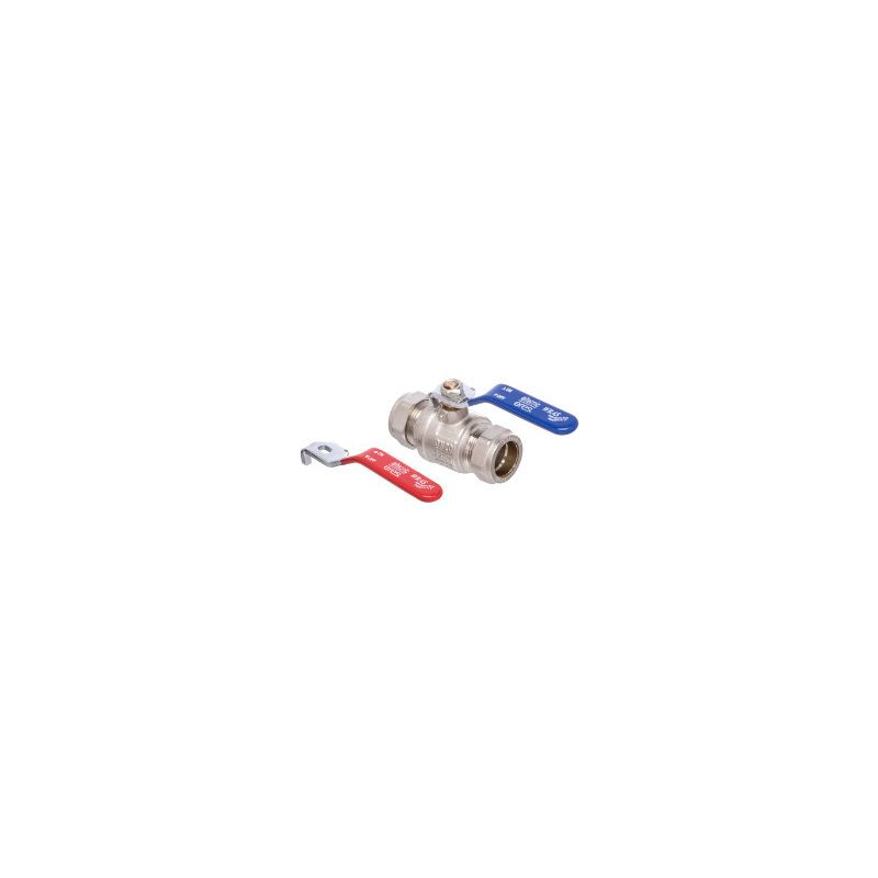 ALTECNIC ERES LEVER BALL VALVE RED & BLUE HANDLE WRAS APPROVED 15mm ER-15MMBV