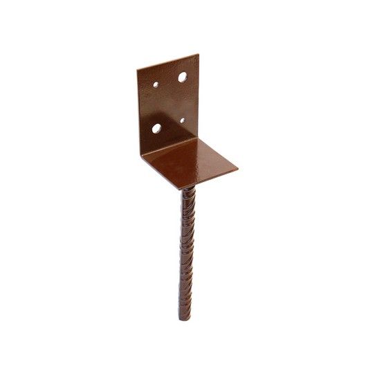 PERRY CONCRETE IN POST & SLEEPER SUPPORT 75 x 75mm BROWN 494-0075BR