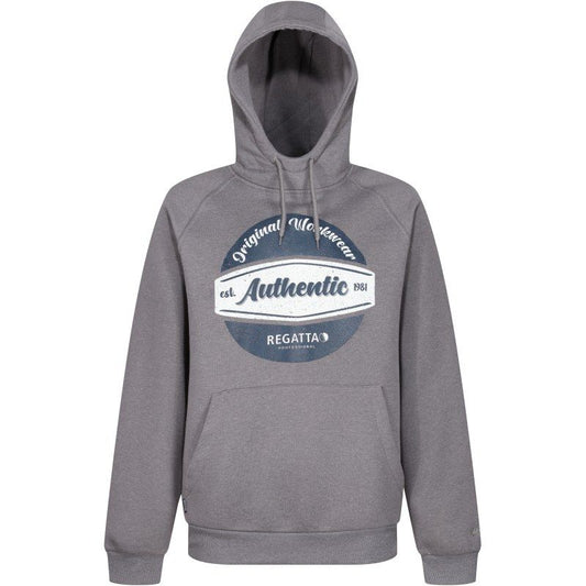REGATTA TRF700 ORIGINAL HOODIE ROCK GREY/MARL LARGE 95J70
