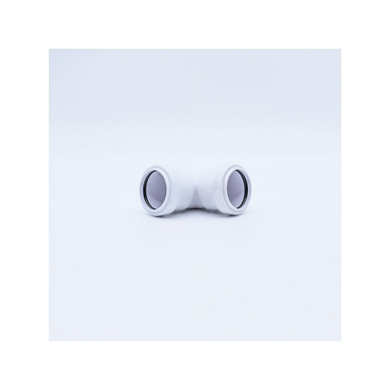 POLYPIPE PUSHFIT WASTE KNUCKLE BEND 40mm x 90deg WP16W WHITE
