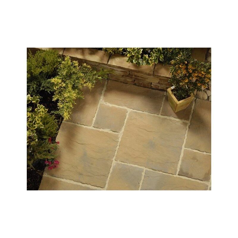 CASTACRETE RUTLAND OAKHAM PATIO PACK 7.2m2 AUTUMN GOLD SRP01