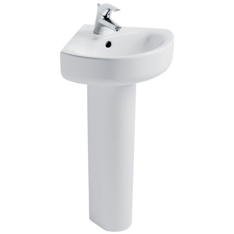 IDEAL STANDARD E792801 CONCEPT ARC CORNER 1TH BASIN 450mm WHITE