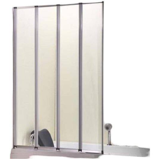 EASTBROOK 58.700 VOLENTE 4 FOLD BATH SCREEN 1000mm