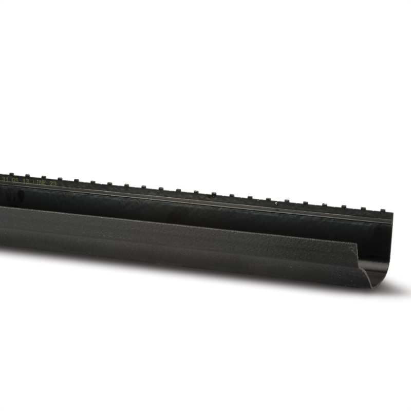 POLYPIPE ELEGANCE CAST IRON 130mm x 4m OGEE GUTTER CAST IRON CIROG01B BLACK