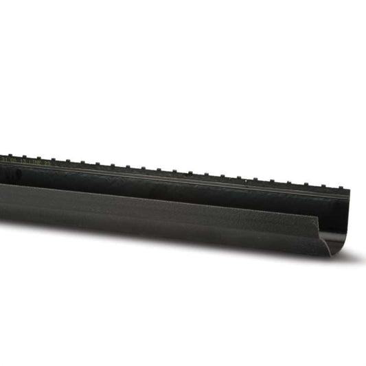 POLYPIPE ELEGANCE CAST IRON 130mm x 4m OGEE GUTTER CAST IRON CIROG01B BLACK