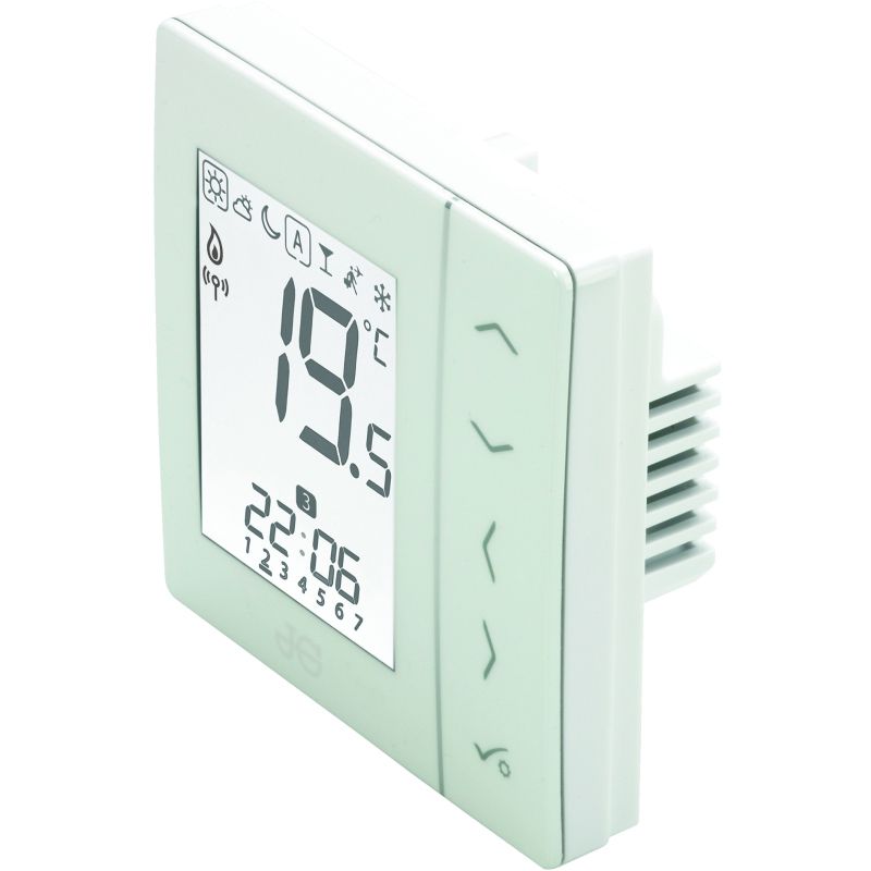 SPEEDFIT UNDERFLOOR AURA THERMOSTAT & HOT WATER TIMER 230v WHITE JGSTAT2W