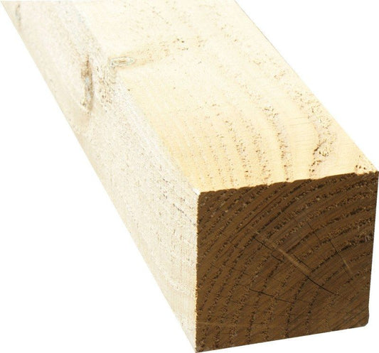 BSW 75 x 75mm x 3.0m SAWN UC4 GREEN TREATED INCISED POST FSC