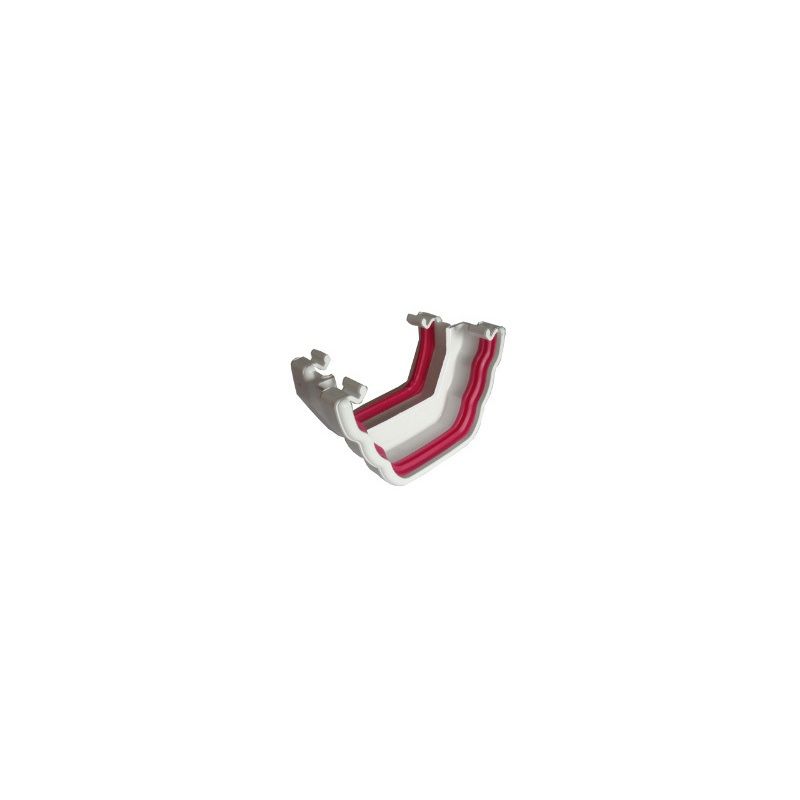 FREEFLOW ROUND TO OGEE GUTTER ADAPTOR WHITE FRR611
