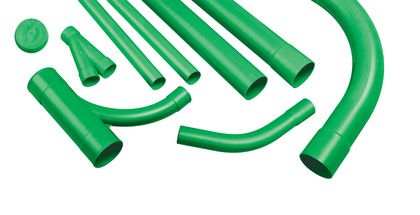 POLYPIPE TELECOMMS DOUBLE COUPLER 96mm GREEN TDC96G