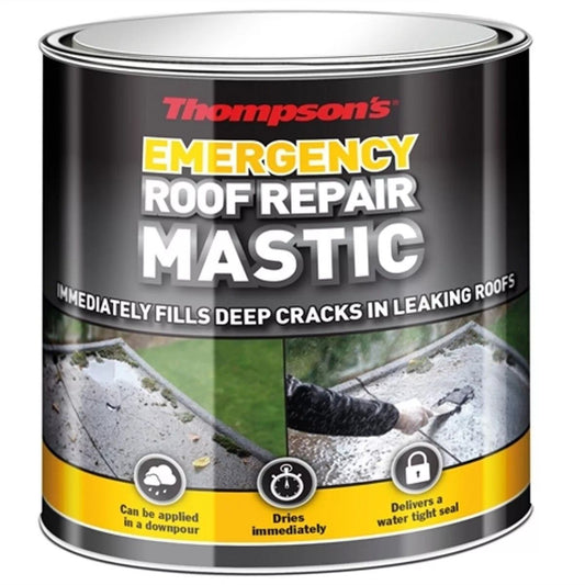 THOMPSONS EMERGENCY ROOF REPAIR MASTIC 750ml BLACK 36082