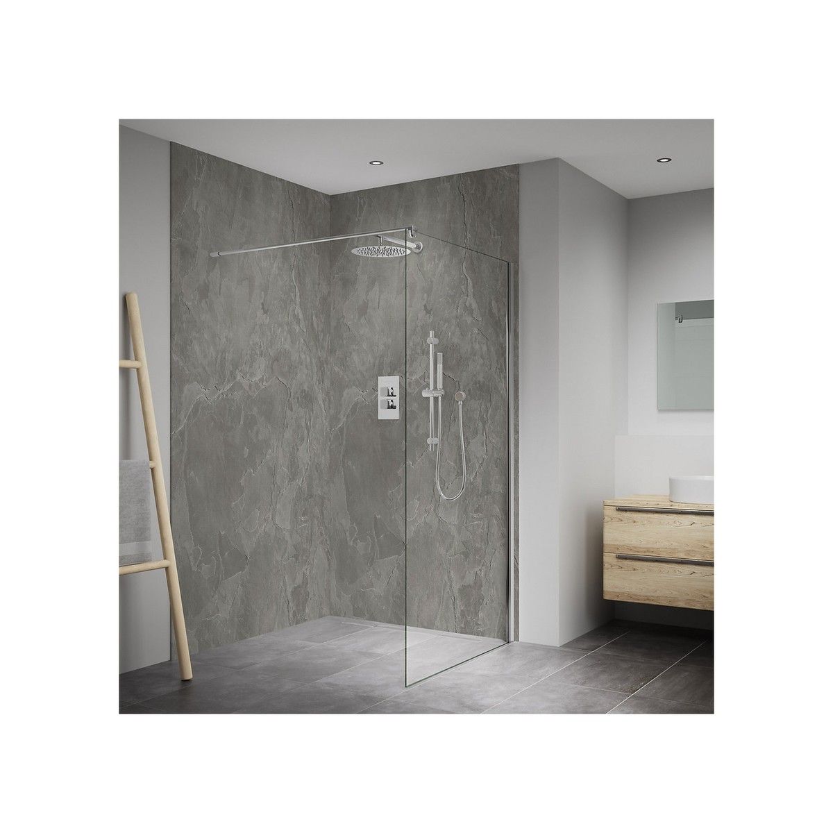 WETWALL ELITE PANEL T&G 10 x 1200 x 2420mm SCAFELL SLATE EL-SCAS-1200-TG