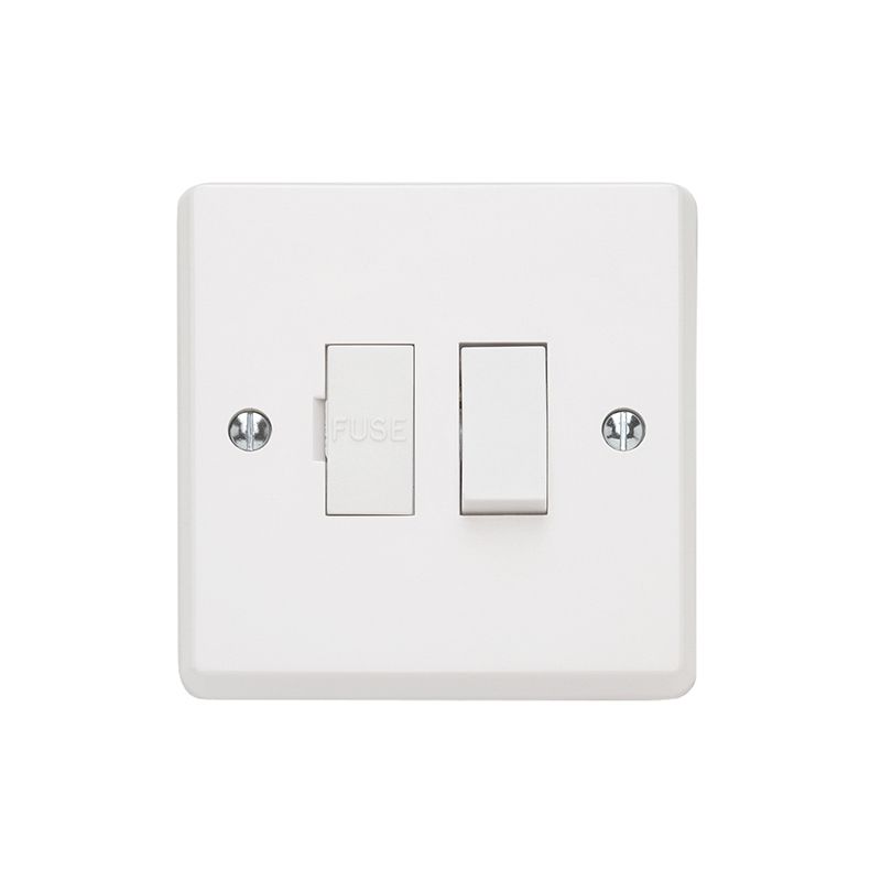 CONTACTUM 2-POLE SWITCH SPUR WITH FLEX OUTLET 13a X2368