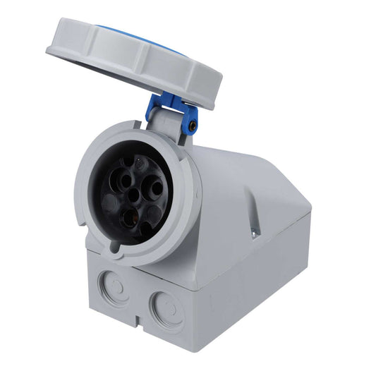 Ceenorm 32A 2P+E 230V Wall Mounted Socket IP67