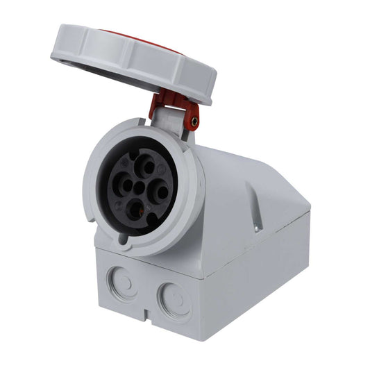 Ceenorm 32A 3P+E 415V Wall Mounted Socket IP67
