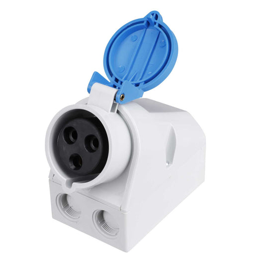 Ceenorm Quick Connect 32A 2P+E 230V Wall Mounted Socket IP44