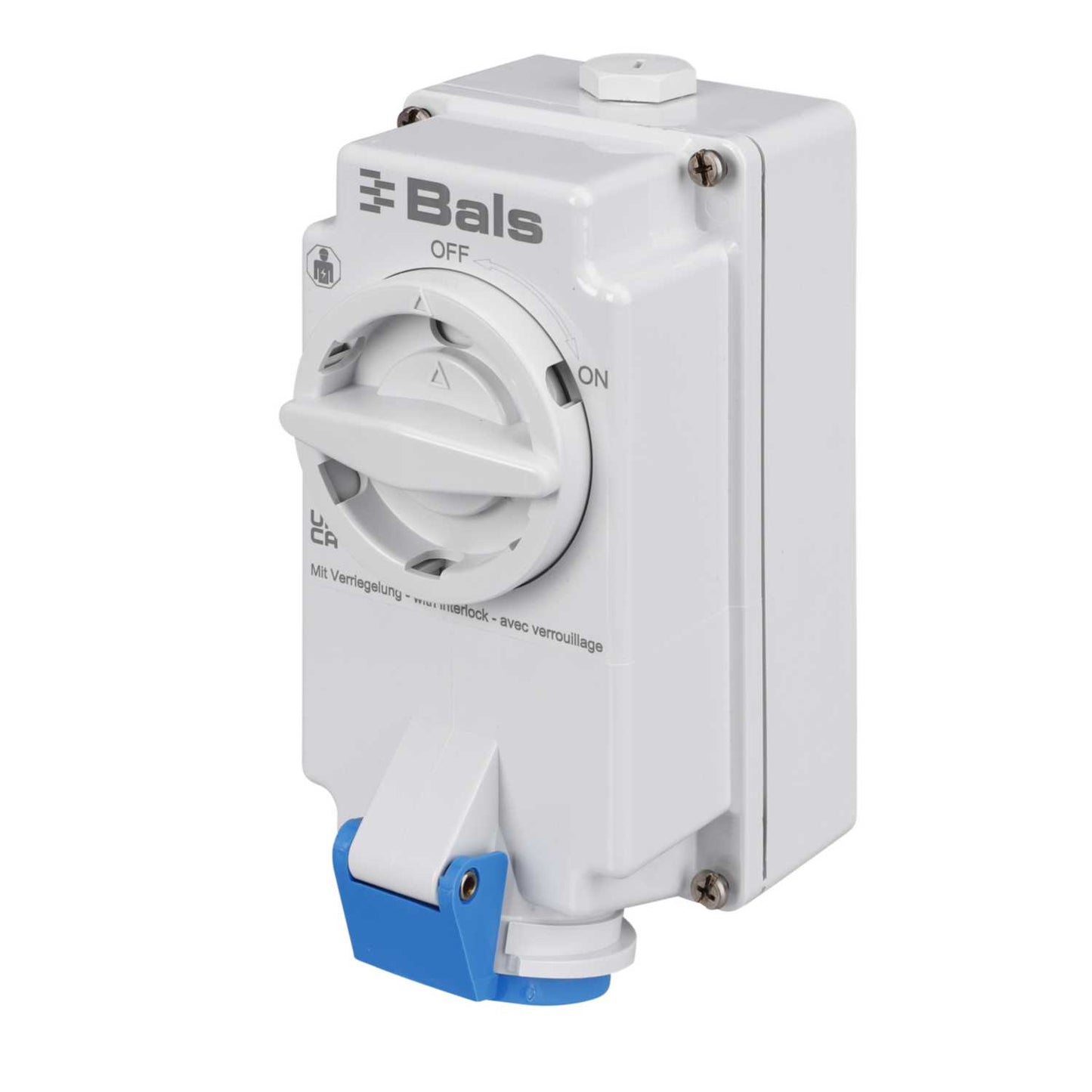 Ceenorm Quick Connect 16A 2P+E 230V Interlocked Socket IP44