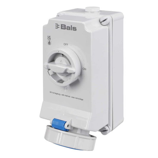 Ceenorm Quick Connect 32A 2P+E 230V Interlocked Socket IP67