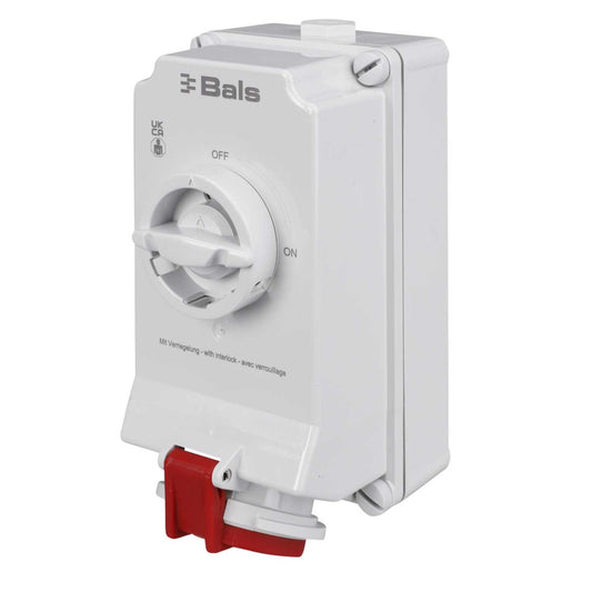 Ceenorm Quick Connect 32A 3P+E 415V Interlocked Socket IP44