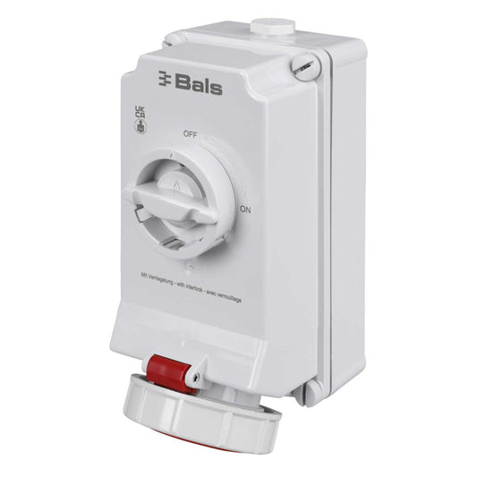 Ceenorm Quick Connect 32A 3P+E 415V Interlocked Socket IP67