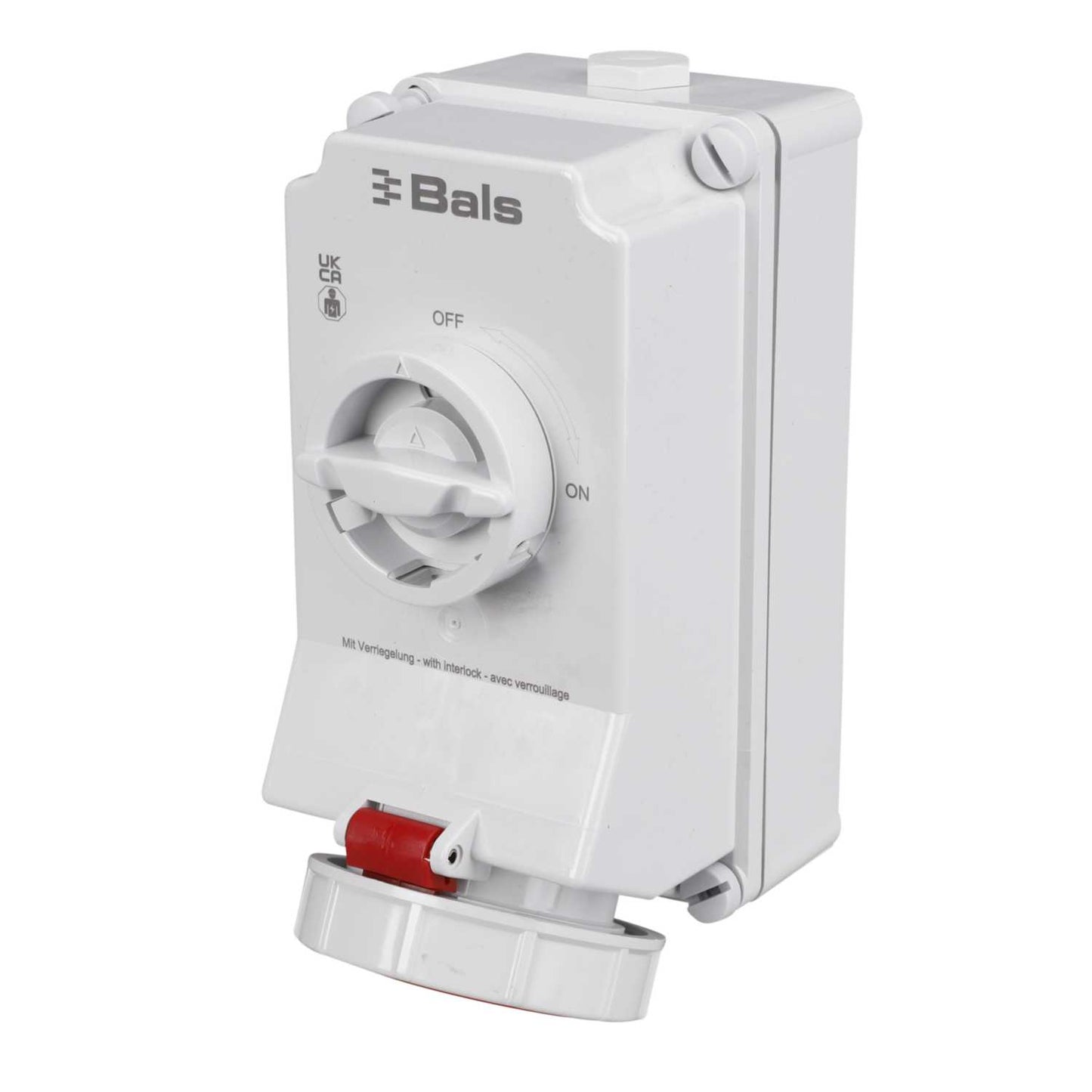 Ceenorm Quick Connect 32A 3P+N+E 415V Switched Interlocked Socket IP67