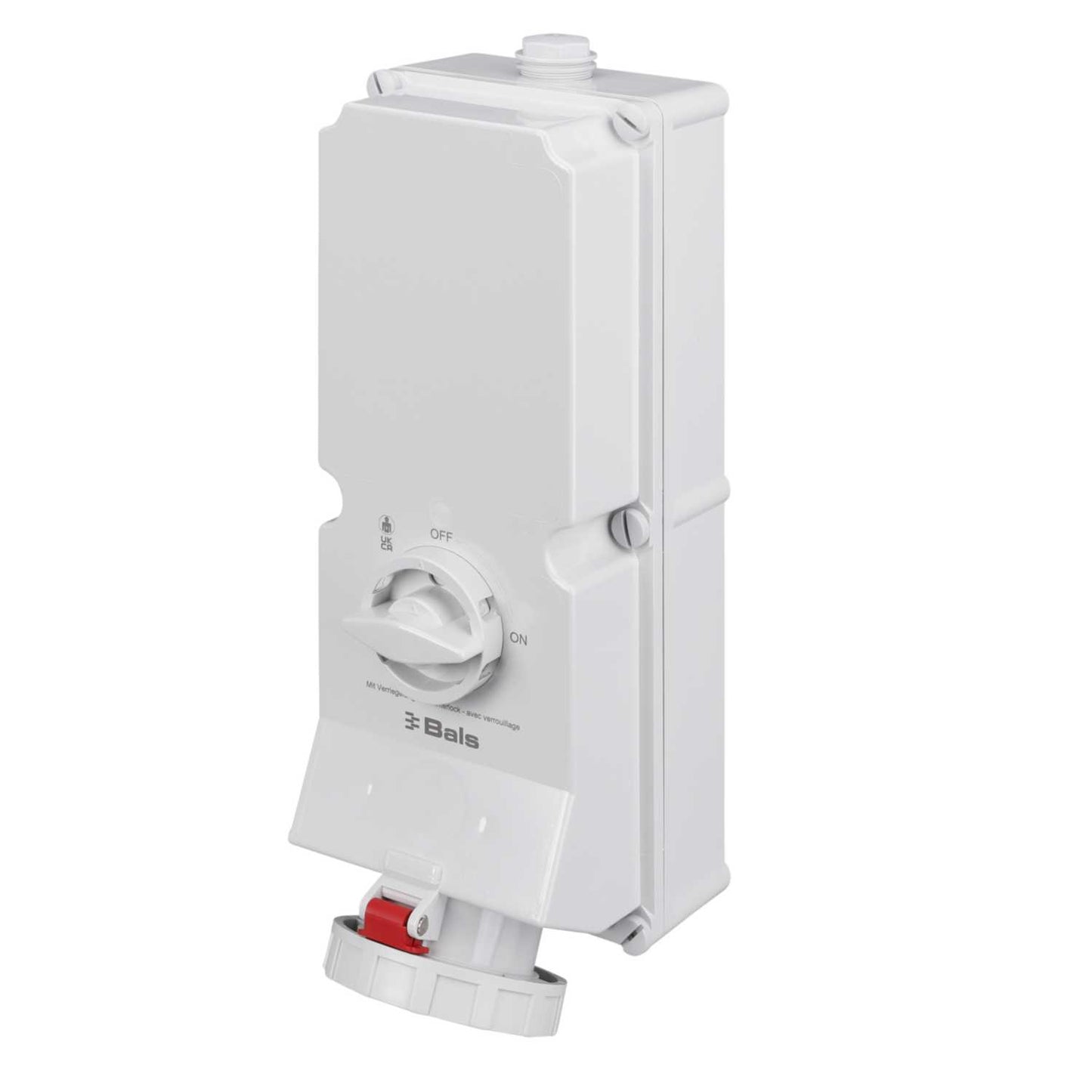 Ceenorm 125A 3P+N+E 415V Switched Interlocked Socket IP67