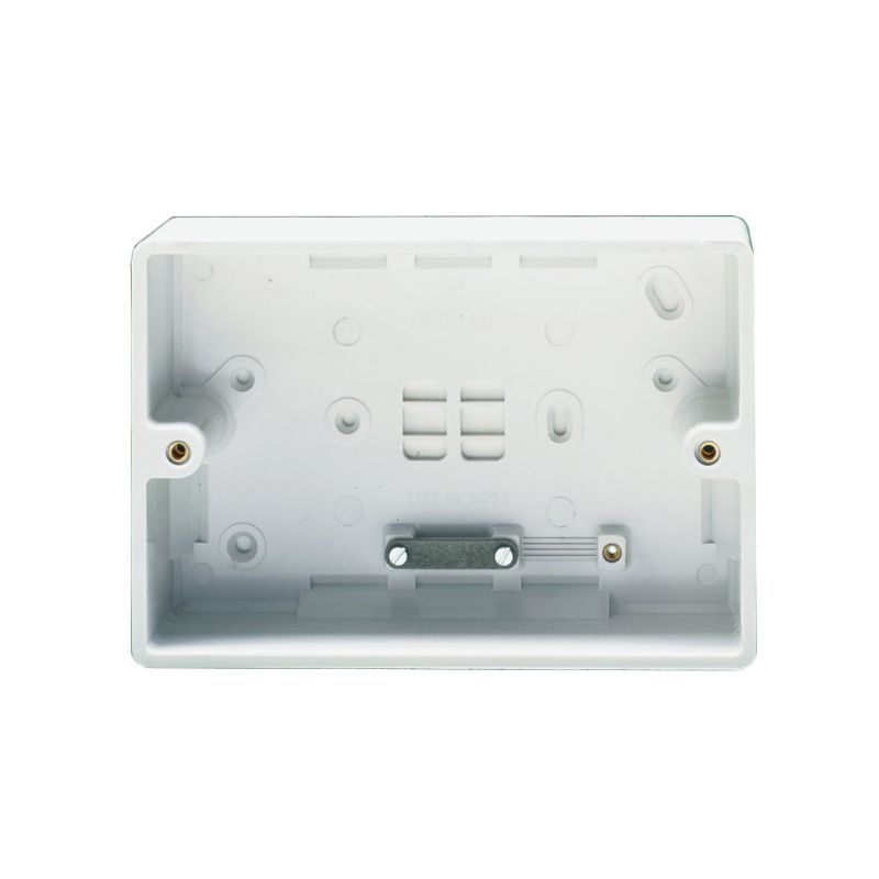 CRABTREE 9052 2-GANG COOKER CONTROL UNIT INSTALLATION BOX 45mm