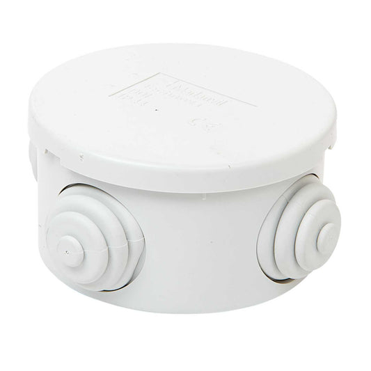 MCG Ø65 x 35mm Round Plastic Adaptable Box Grey IP44