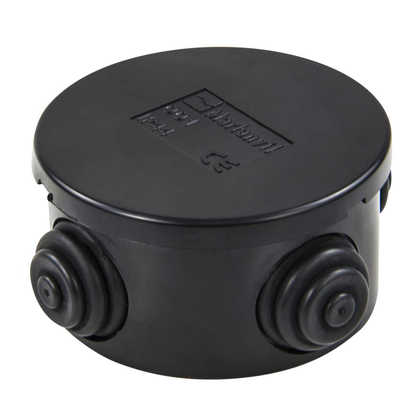 MCG Ø65 x 35mm Round Plastic Adaptable Box IP44 Black