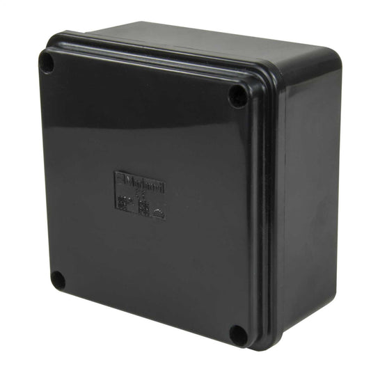 MCG 100mm x 100mm x 50mm Plastic Adaptable Box Black IP66