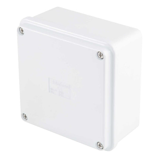MCG 100mm x 100mm x 50mm Plastic Adaptable Box White IP66