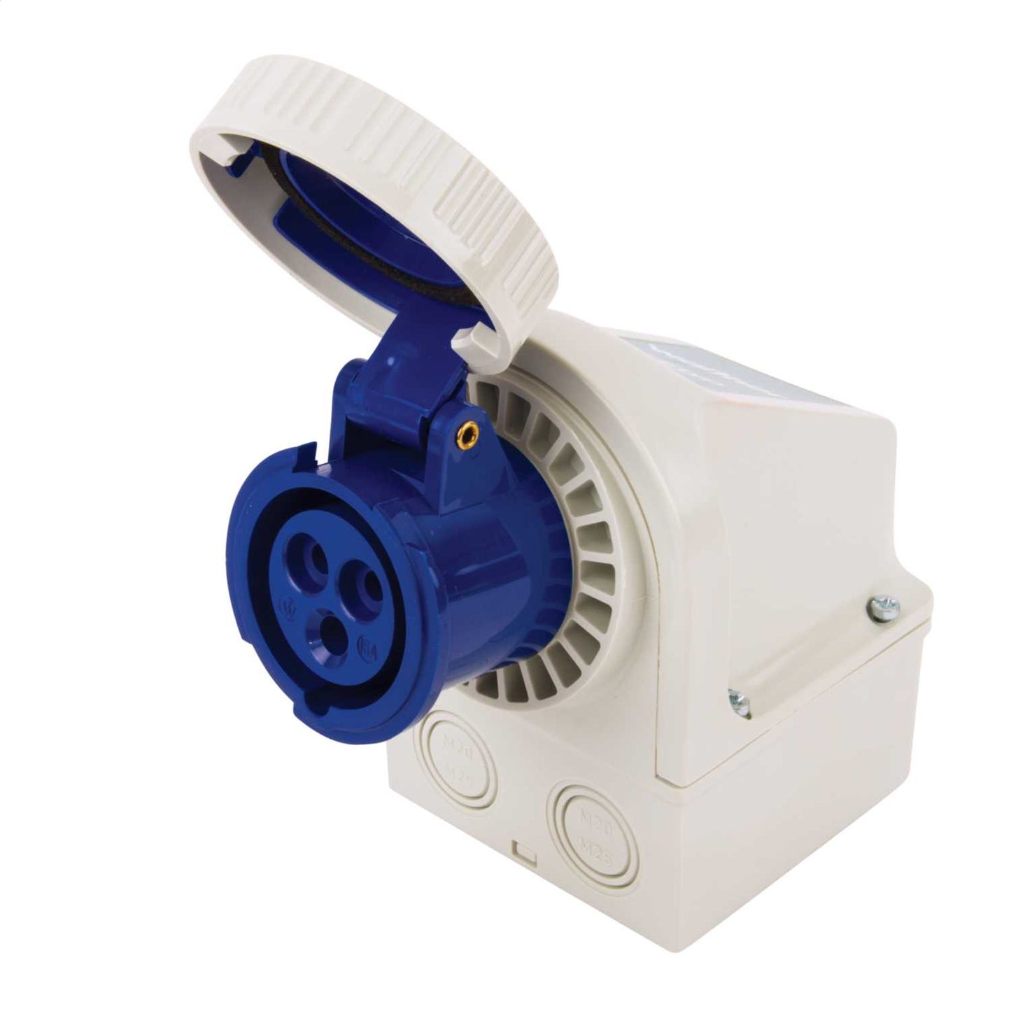 Walther 16A 2P+E 230V Wall Mounted Socket IP67