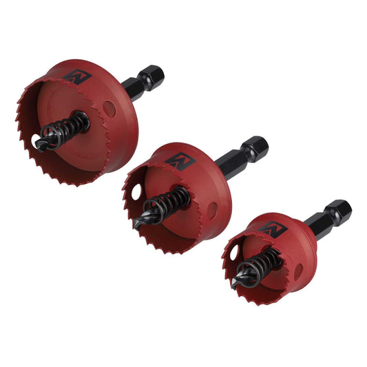 Morse 3 Piece Imperial Impact Holesaw Kit
