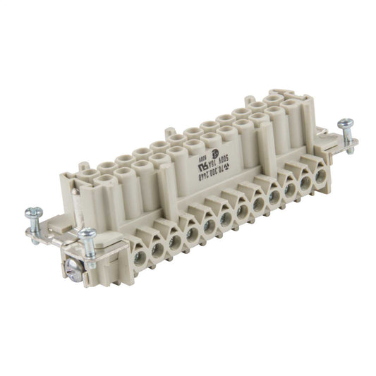 Wieland 16A 24 Pole + E Multipole Connector Female Insert