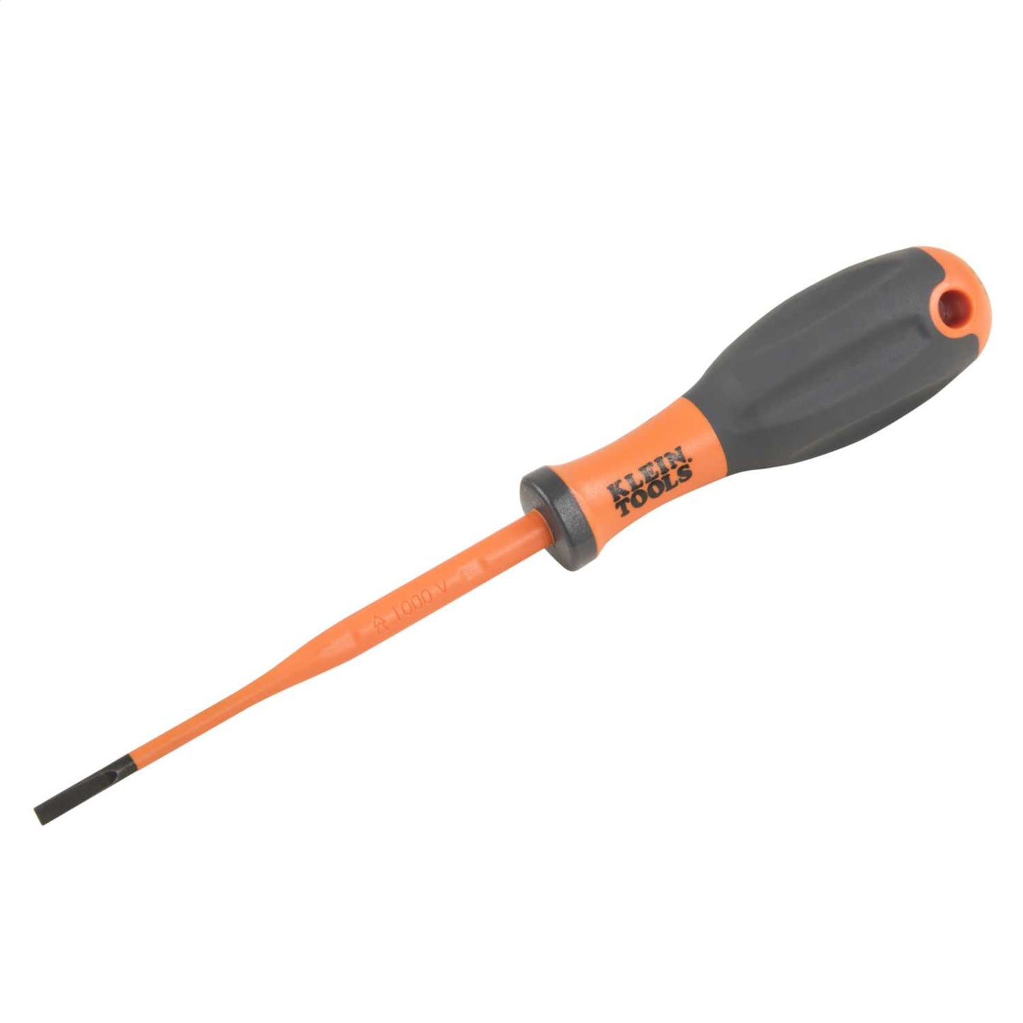 Klein 100mm VDE Insulated Slotted Screwdriver