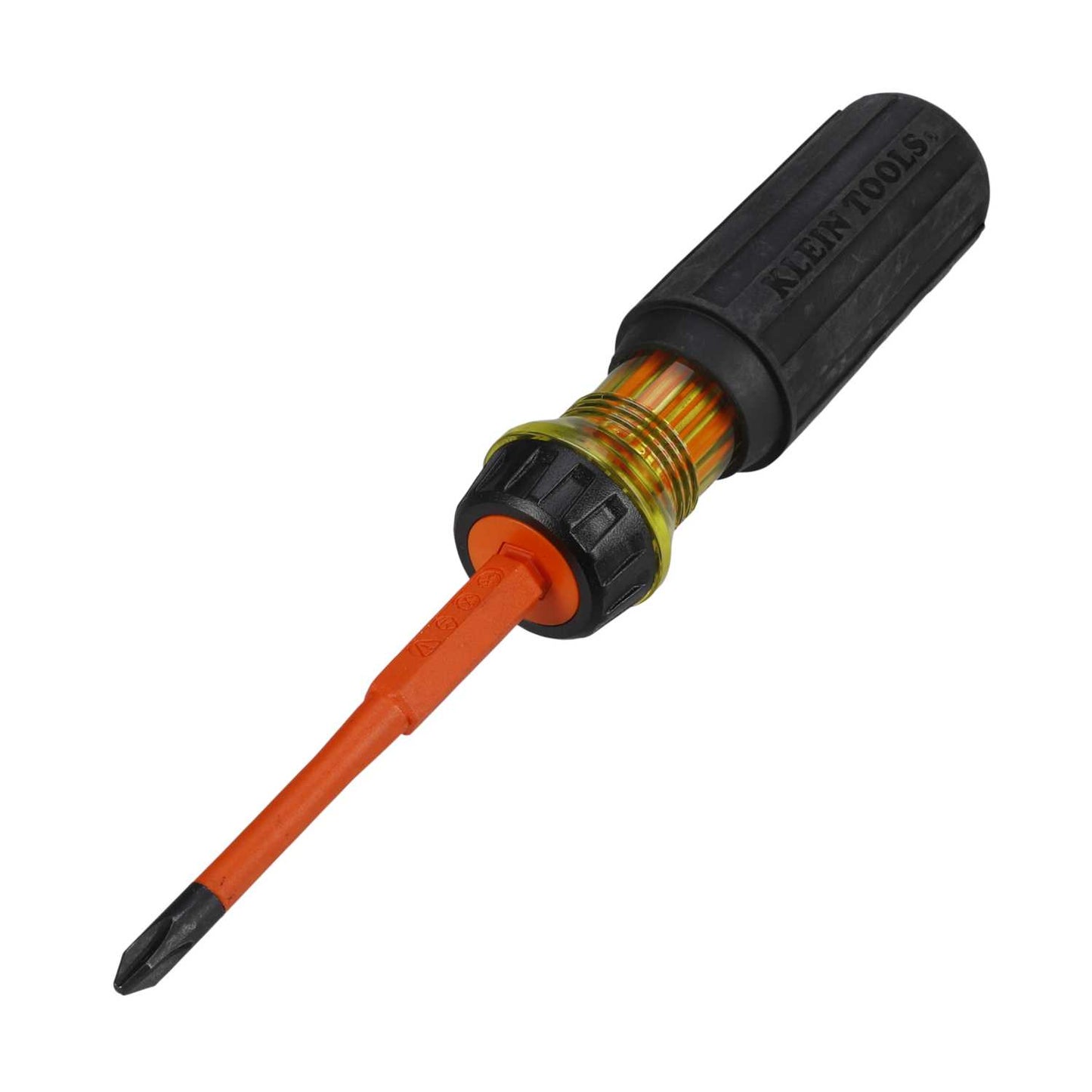 Klein Flip-Blade Insulated Screwdriver Ph2 and SL Bit